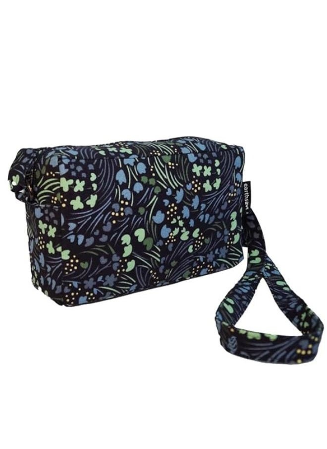 earthsave earthsave Cotton Premium Sling Bag - Crossways Blue | Sling Bag for Women with Adjustable strap | Cross Body Bag for woman  - Image 2