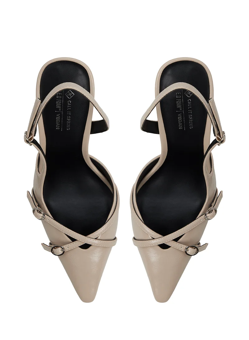 CALL IT SPRING Casual Heeled Sling Back Sandals