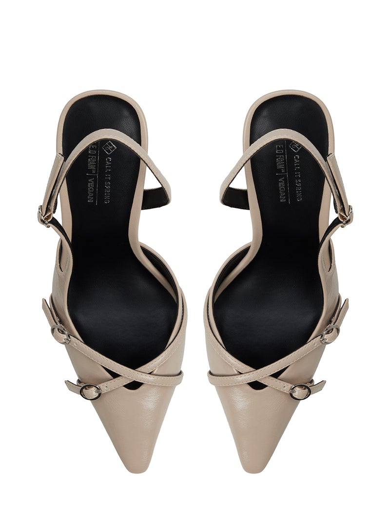 كول ات سبرنج صنادل بكعب كاجوال بحزام خلفي - Image 5