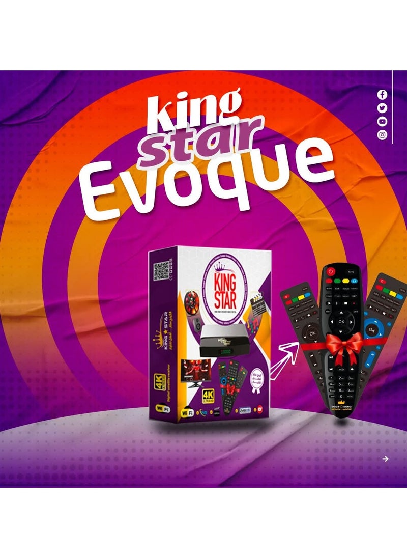 كينج ستار - رسيفر KINGSTAR EVOUQE - Image 1