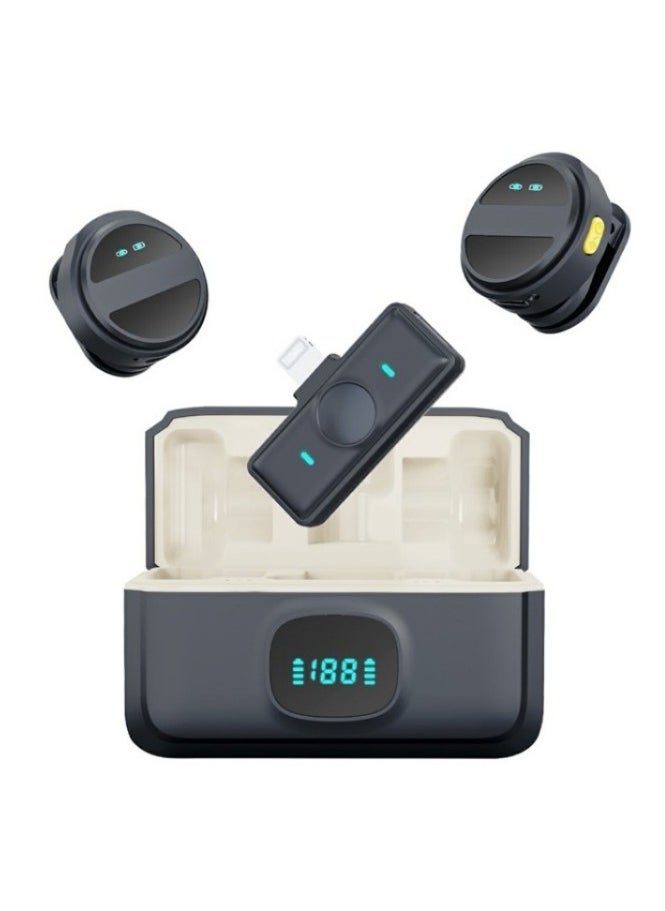 MOCOM - SX21 Type-C 2.4G Wireless Clip-On Microphone with ENC Noise Reduction, 360° Omnidirectional Condenser, Magnetic Clip, Plug & Play, 9-Hour Battery, for Vlog, Interviews, Live Streaming - Image 1