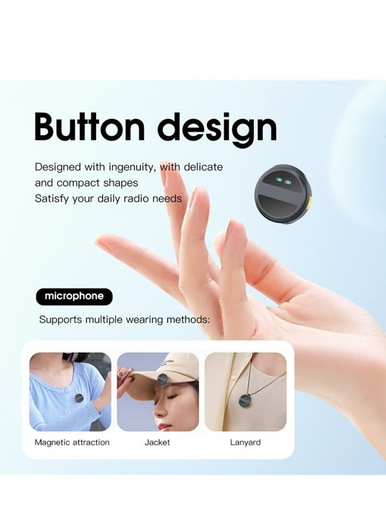 MOCOM - SX21 Type-C 2.4G Wireless Clip-On Microphone with ENC Noise Reduction, 360° Omnidirectional Condenser, Magnetic Clip, Plug & Play, 9-Hour Battery, for Vlog, Interviews, Live Streaming - Image 1