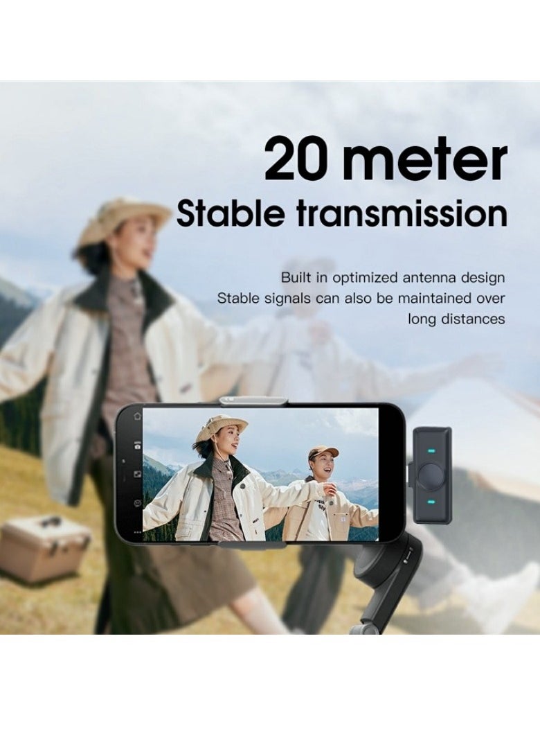 MOCOM - SX21 Type-C 2.4G Wireless Clip-On Microphone with ENC Noise Reduction, 360° Omnidirectional Condenser, Magnetic Clip, Plug & Play, 9-Hour Battery, for Vlog, Interviews, Live Streaming - Image 1