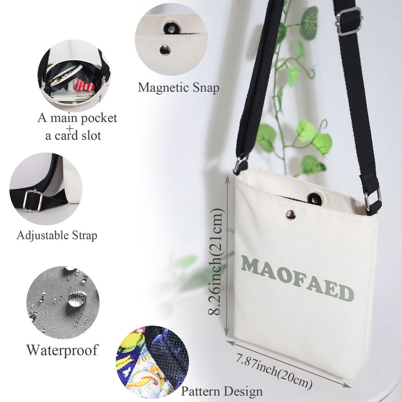 MAOFAED Literary Inspired Gift, Fantasy Dragon Crossbody Bag for Book Lover, Bookish Merchandise, Reader Gifts, Librarian Gifts - Image 4