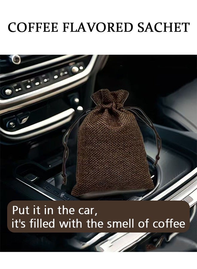 ليمون منقي هواء السيارة، غير كهربائي، قهوة رومانسية، أكياس قهوة، لغرفة المنزل أو المكتب أو غرفة النوم، رائحة تدوم طويلاً - Image 4
