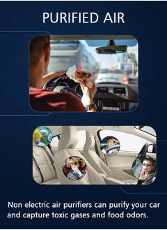 Lemon Car Air Purifier, Non-electric, Romantic Coffee, Coffee sachets, for Room Home Office Bedroom, Lasting Scent  - Image 2