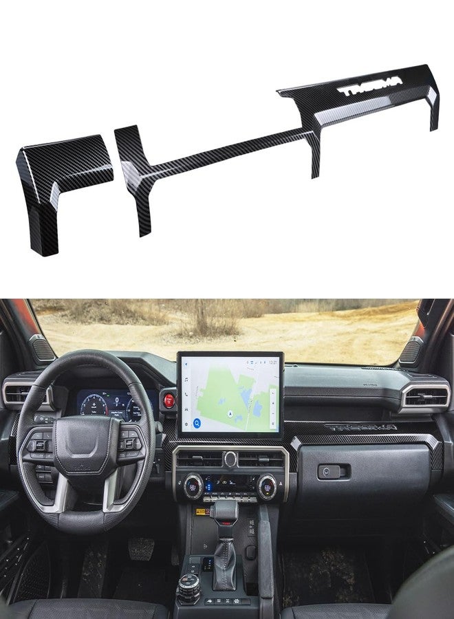 INTGET Dashboard Panel Cover for 2024 2025 Toyota Tacoma Accessories ABS Plastic Interior Decoration for Tacoma SR/SR5/TRD PreRunner/Sport/Off-Road (with 14inch Screen) - Image 1