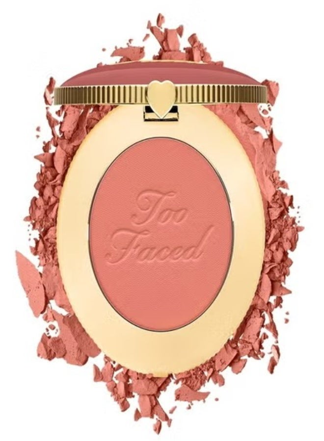 Too FacedCosmetics Too Faced Cloud Crush Blurring Powder Blush –   Velvet Crush (5g) - Nude Pink, Ultra-Smooth Velvet Powder Blush with Blurring, Buildable & Long-Wearing Soft-Focus Finish - Image 1