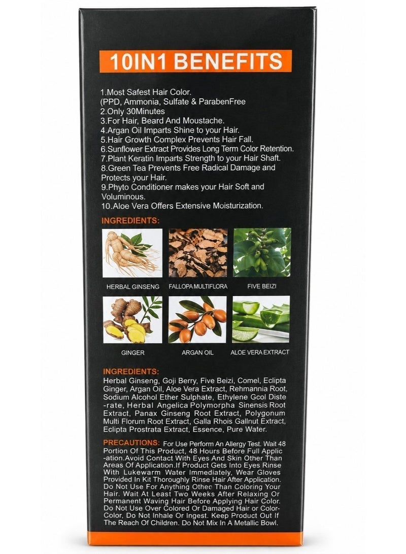 NITRO CANADA Argan Speedy Hair Color Shampoo - Dark Brown - Image 2