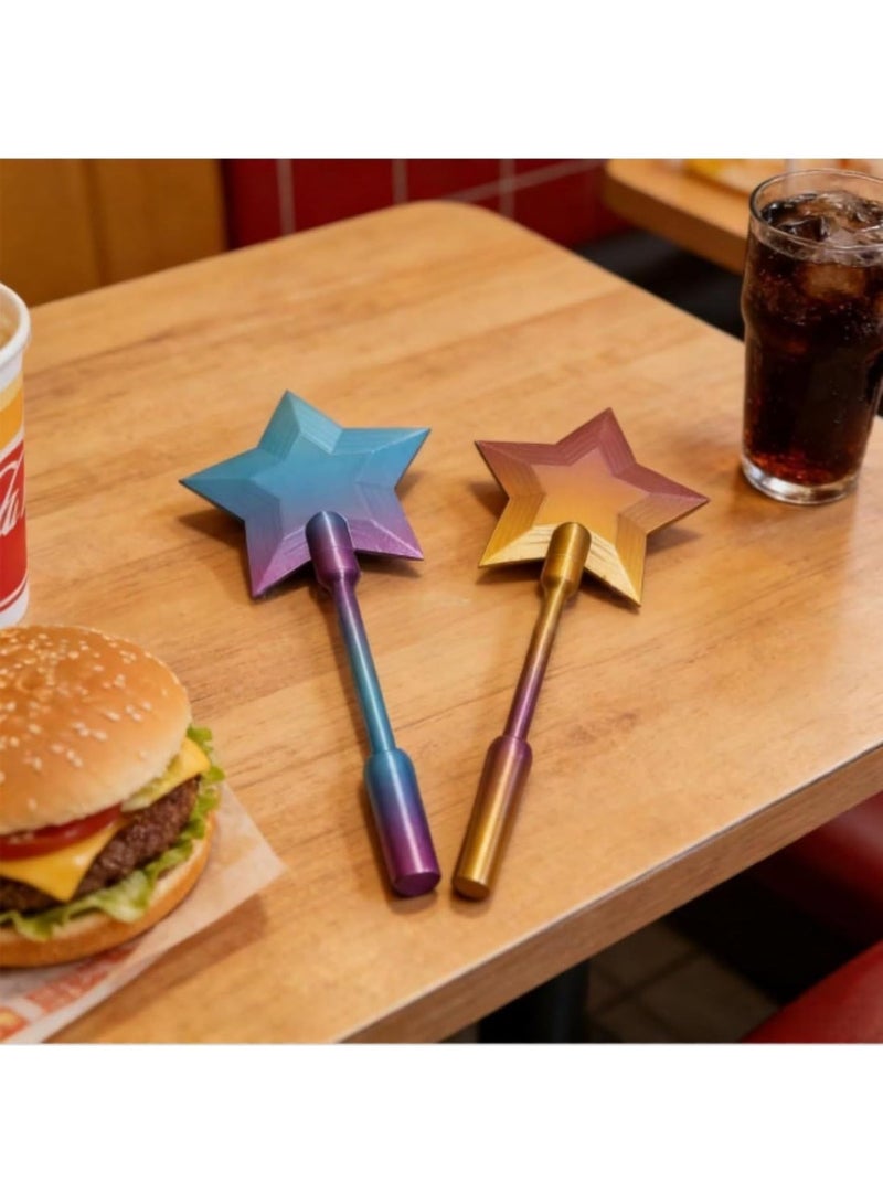 3D Printed Contactless Payment Wand, NFC Tap to Pay Credit Card Holder, Magic Star Wand with Hidden Card Slot, Fun & Secure Payment Tool for Kids Adults Parties & Cosplay - Image 4