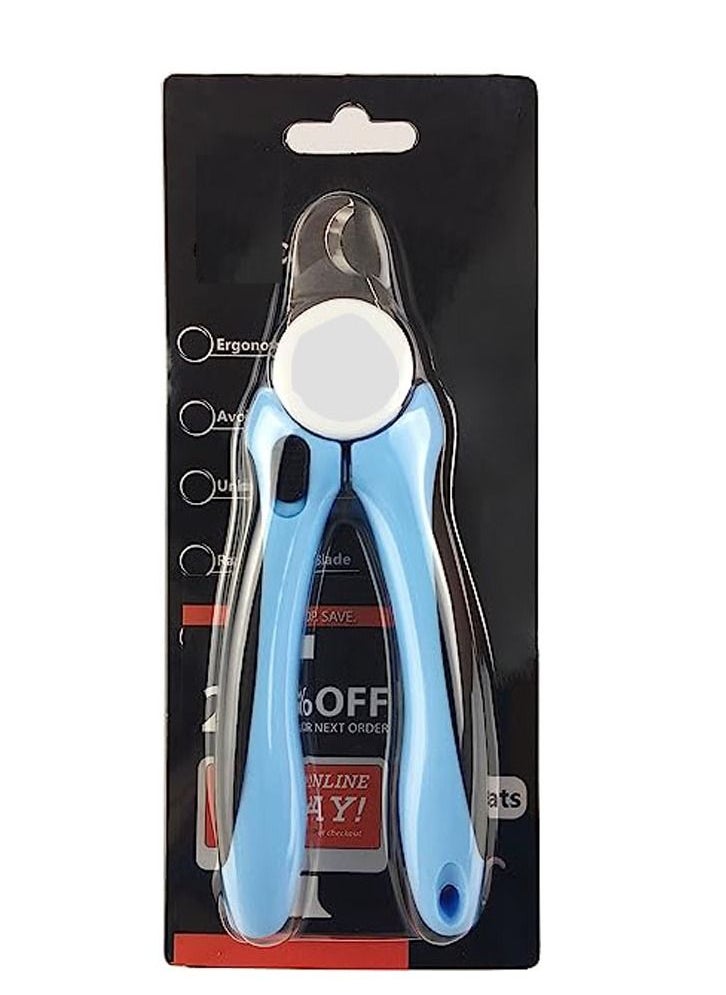 Generic - Nail clippers and trimmers for dogs and cats, with safety guard to prevent overcutting, free nail file, sharp shaving blade, professional pet grooming tool. - Image 1
