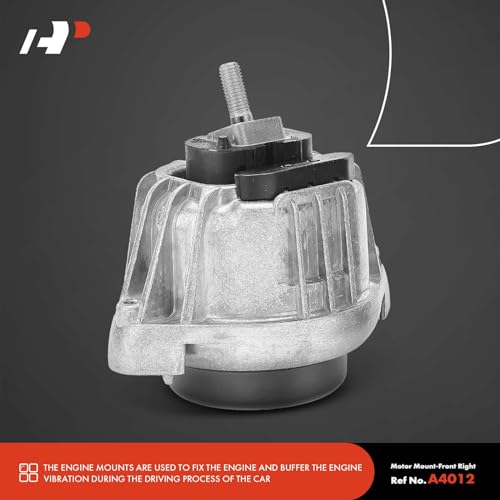 A-Premium 2PCS Front Left Right Engine Motor Mount Set Compatible with BMW 128i 325i 325xi 328i 328i xDrive 328xi 330i 330xi, Replace# 22116760330, 22116760330 - Image 4