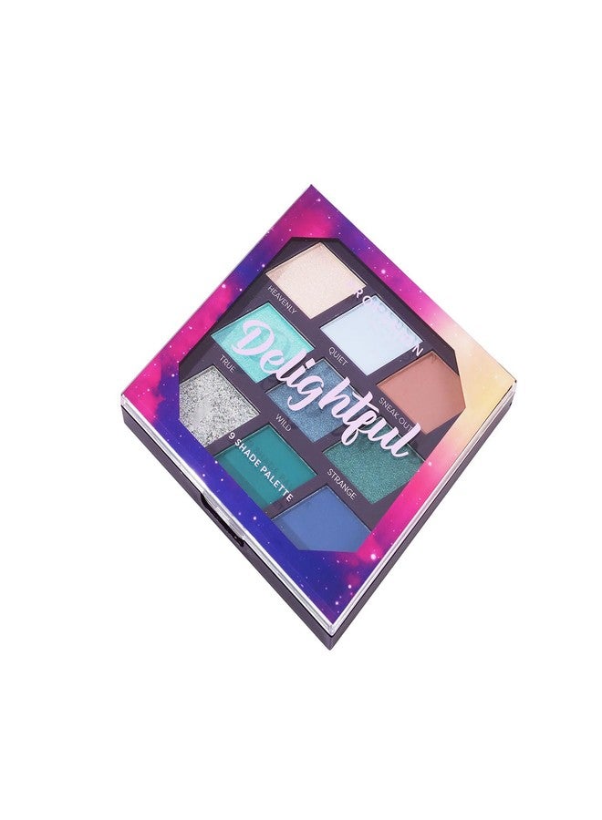 Profusion Cosmetics 9 Shade Pigmented Eyeshadow Palette, Vibrant Matte and Shimmer Colors for Versatile Eye Makeup, Get Glamorous Eyecatching Looks (Delightful) - Image 5