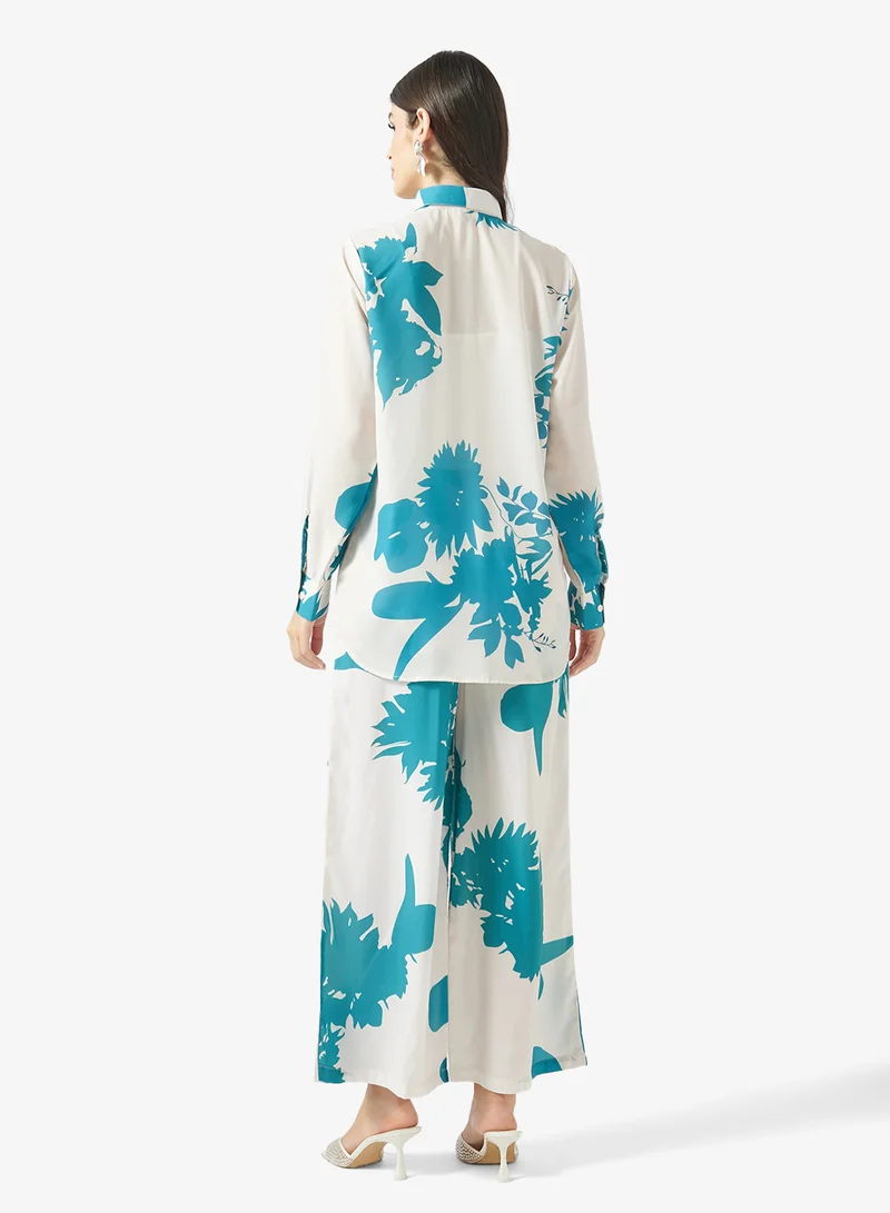 Fyor Floral Print Shirt Co-Ord Set