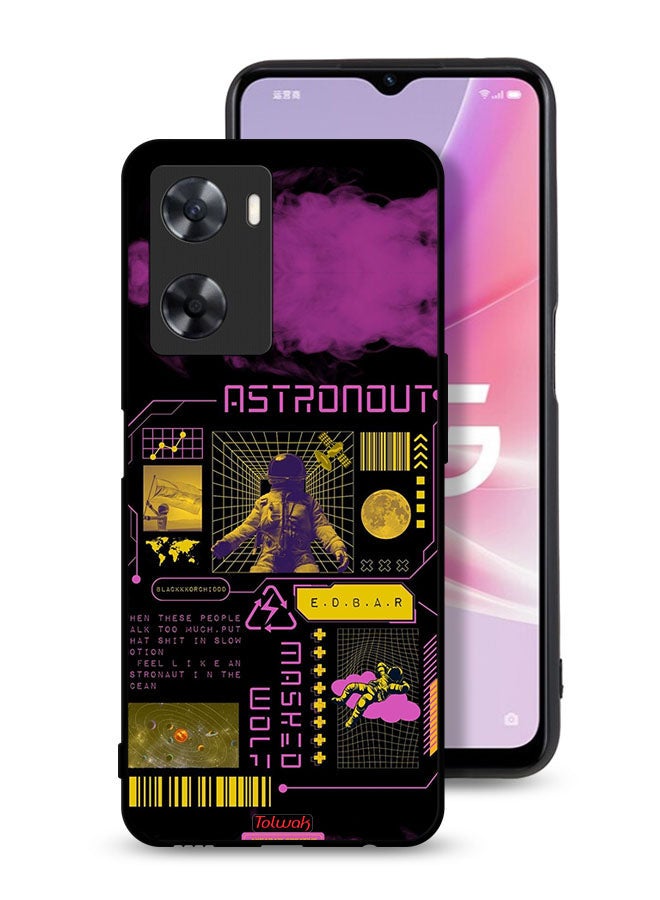 Tolwak Oppo A57s Protective Case Cover Astronaut Sticker - Image 1