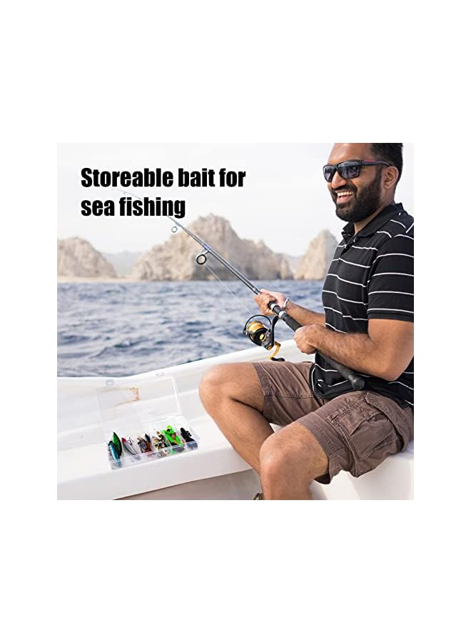 PROMASS promass clear visible plastic storage box cosmetic tools storage box makeup tools fishing tackle accessory box organizer jewelry screws hardware accessories organizer box (4Pack)  - Image 5