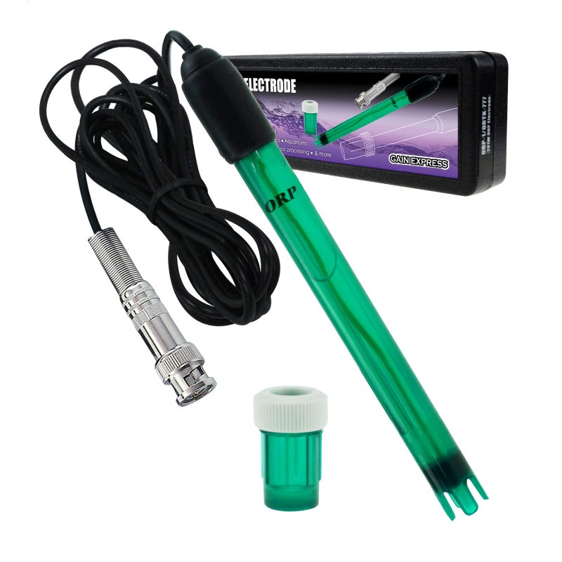 GAIN EXPRESS ORP Redox Electrode BNC Type Connector Replacement Probe for Tester Meter Monitor Controller Oxidation Reduction Potential Check 14cm Long 12cm Diameter 300cm Extra Long Cable - Image 2