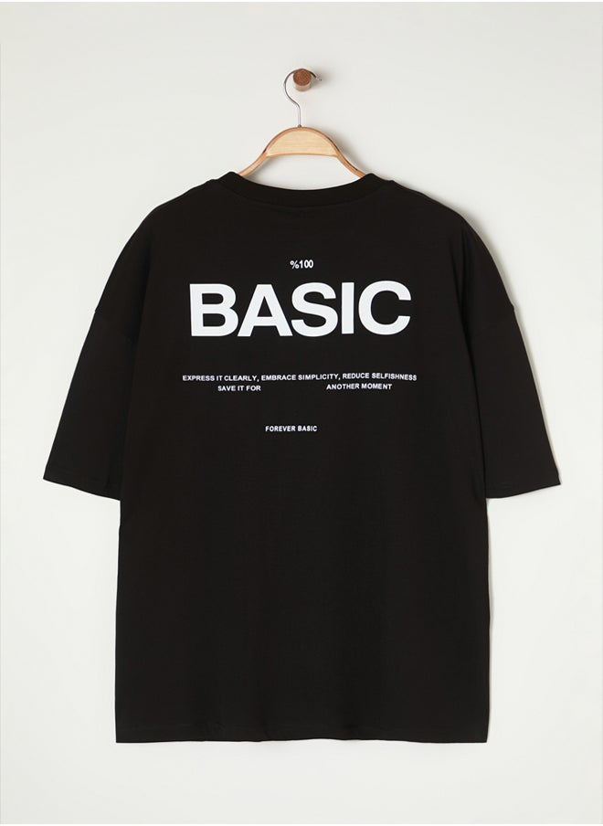 Black Oversize/Wide Cut Crew Neck Back Print Large Size T-Shirt - pzsku/Z054D0C6AC23326716CA6Z/45/_/1739718410/e3ff91fb-c1ca-4e85-ae9c-b34057aa583a