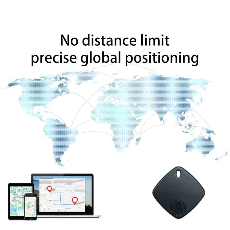 Qylara 2 Pack Bluetooth Tracker Works with Apple Find My, Key Finder Locator with Sound, Anti-Lost Device for Wallet Keys iPhone, GPS Tracking Device for Kids Pets Luggage - Image 4