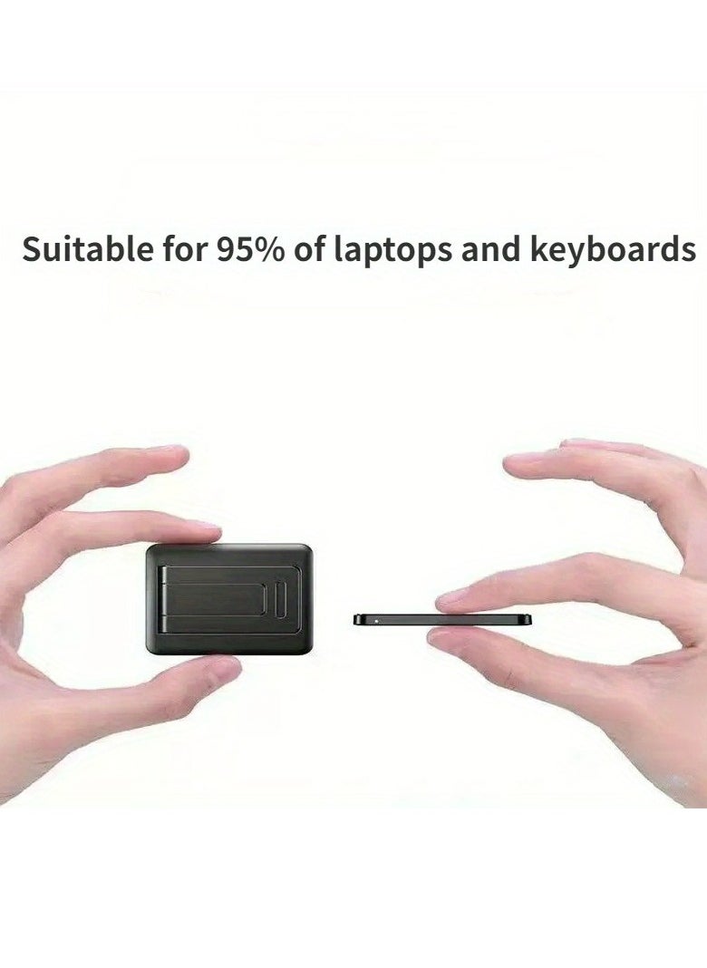 Generic - 2pcs Mini Universal Laptop, Keyboard And Phone Stand With 2 Adjustable Angle, Portable Invisible Laptop Stand Computer Cooling Pad Laptop Adhesive Feet - Image 1
