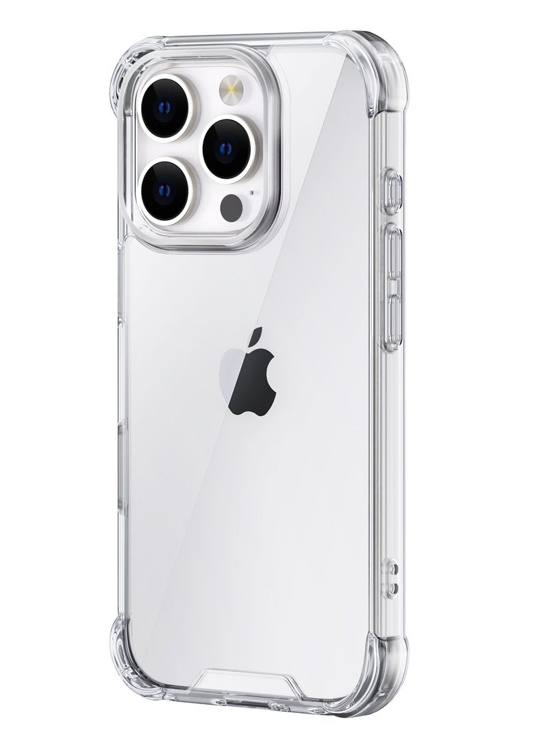 GREEN LION iPhone 16 Pro Anti-shock Case / Anti-Yellowing / Anti Scratch / Anti Fingerprint / Air Cushion Corners / Drop Protection / Hybrid Protection / HD Clarity / Camera Protection - Clear - Image 3