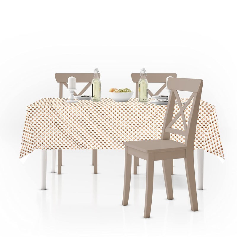 RRC RRC Super Soft Brushed Microfiber Cotton Dining Table Cloth60X45Inches Rectangular Table CoversPack of 24 to 6 Seater Table Covers  - Image 4