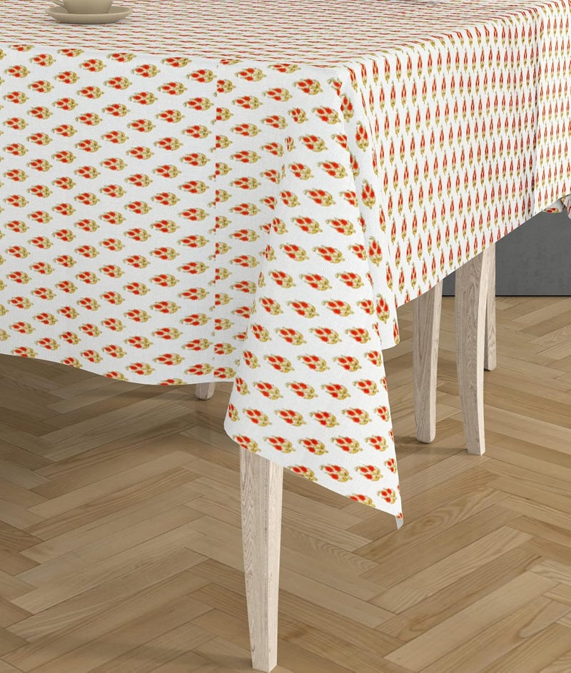 RRC RRC Super Soft Brushed Microfiber Cotton Dining Table Cloth60X45Inches Rectangular Table CoversPack of 24 to 6 Seater Table Covers  - Image 2