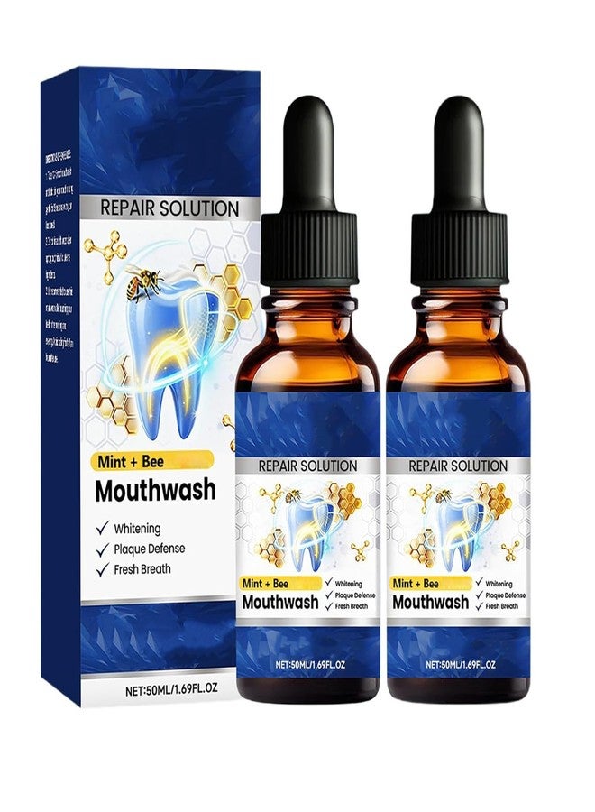 WUIAOCIT 2PCS Beerakt Oral Repair Solution, Mint Flavored Oral Mouthwash，Effectively Improves Oral Hygiene & Long-Lasting Fresh Breath，Daily Oral Care Solution - Image 1