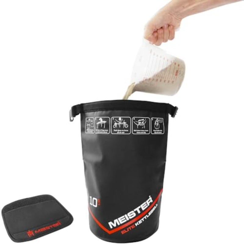 Elite Portable Sand Kettlebell - Soft Sandbag Weight - 10/15/20lb - Image 3