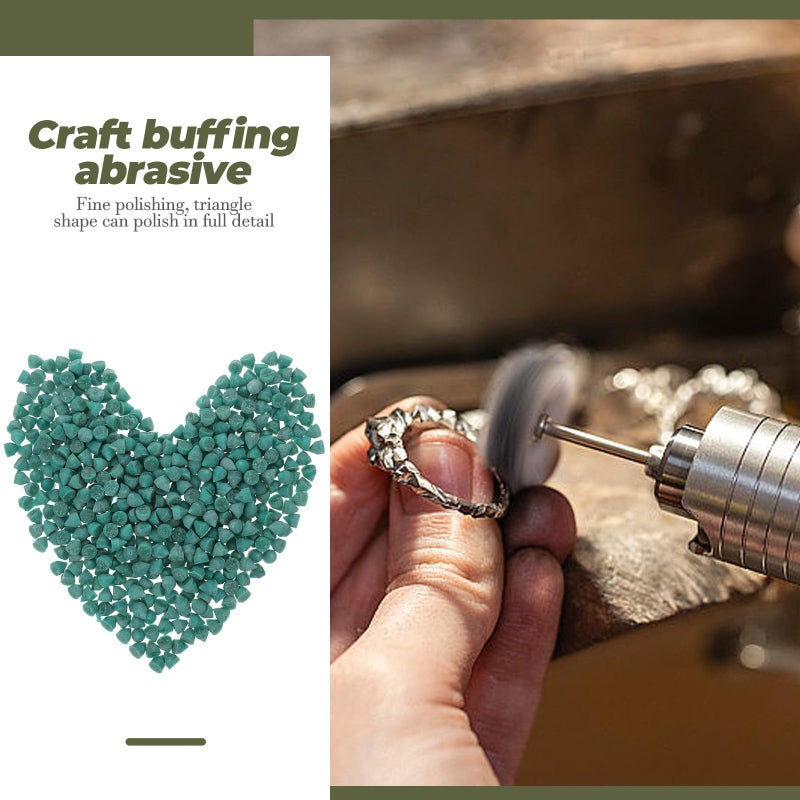 Silicon Carbide Tumbling Media Abrasive Grit Cone Polishing Pellets For Jewelry Metal Buffing - Image 4