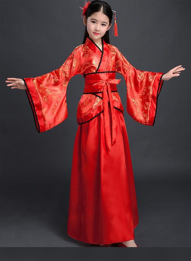 Beauenty New Retro Chinese Hanfu Dress Imitation of Tang and Song Dynasties Girls' Dress - Image 3
