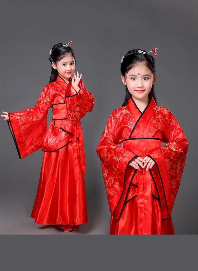 Beauenty New Retro Chinese Hanfu Dress Imitation of Tang and Song Dynasties Girls' Dress - Image 5