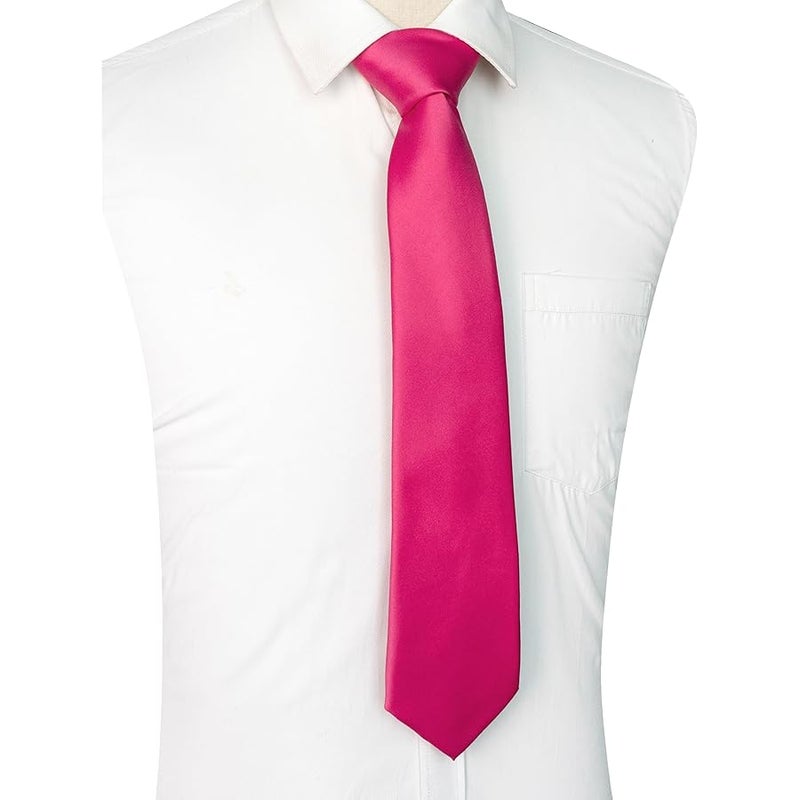 JEMYGINS Solid Color Tie Mens Necktie for Business and Wedding - Image 4