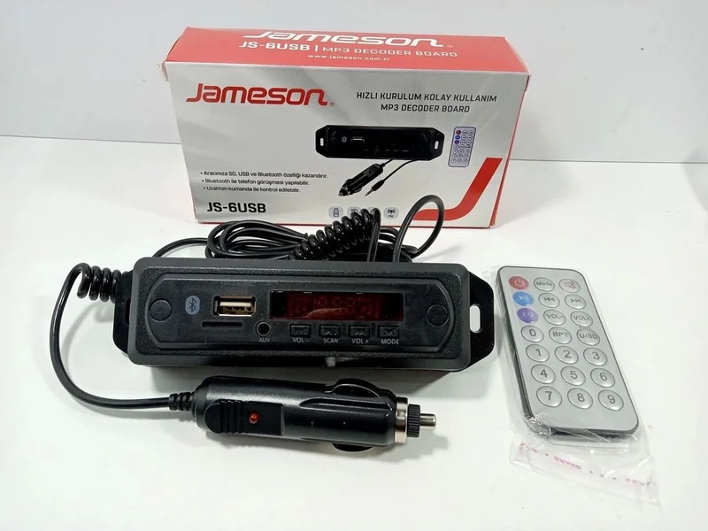 JAMESON 2 Years Aux to USB Bluetooth Converter Aux Converter Plugged into Cigarette Lighter Aux Input 49 Watt