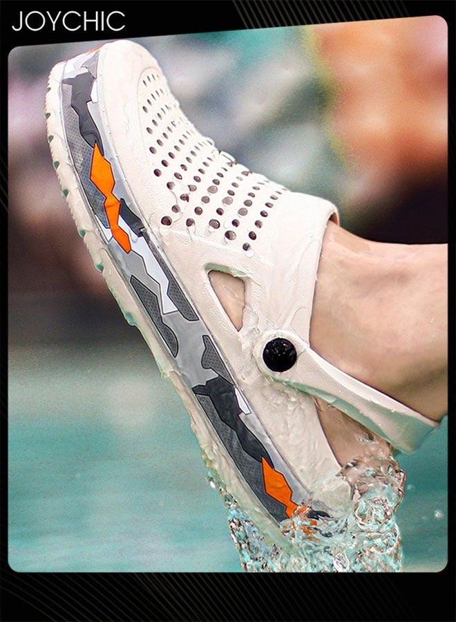 Joychic نعال خارجية عصرية للرجال، صنادل مزدوجة الأغراض، مضادة للانزلاق، قابلة للتنفس، سريعة الجفاف، صنادل شاطئ صيفية - Image 3