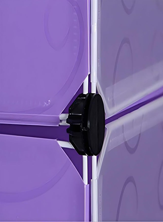 HOWDIA 3.6 cm / 1.417″ ABS Plastic Wire Cube Connectors (50 Pack) - Quick Snap-On Fit | Suitable for 4 mm Wire Grids, Small Animal Playpen & Mesh Storage | Black - Image 5