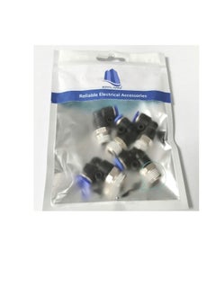 Generic PU Pipe & Fittings Polyurethane | Pneumatic Pipe Push in to Connect Fittings (Male Elbow - Pack of 5, 6mmx1/2")  - Image 2
