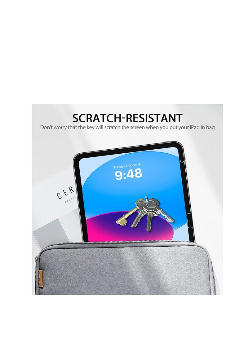 واقي شاشة Paperfeel متوافق مع iPad الجيل العاشر 2022 (10.9 بوصة)، فيلم PET غير لامع للرسم والكتابة مثل الورق، مضاد للوهج وبصمات الأصابع، متوافق مع قلم Apple - Image 3