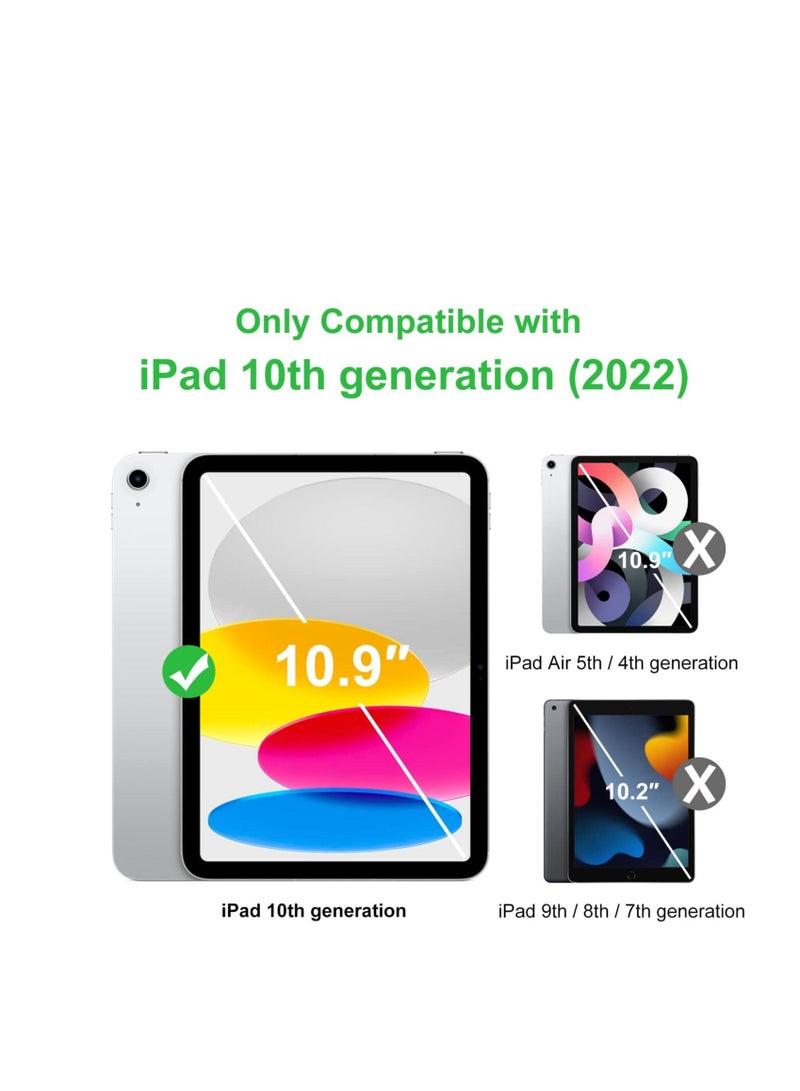 واقي شاشة Paperfeel متوافق مع iPad الجيل العاشر 2022 (10.9 بوصة)، فيلم PET غير لامع للرسم والكتابة مثل الورق، مضاد للوهج وبصمات الأصابع، متوافق مع قلم Apple - Image 4
