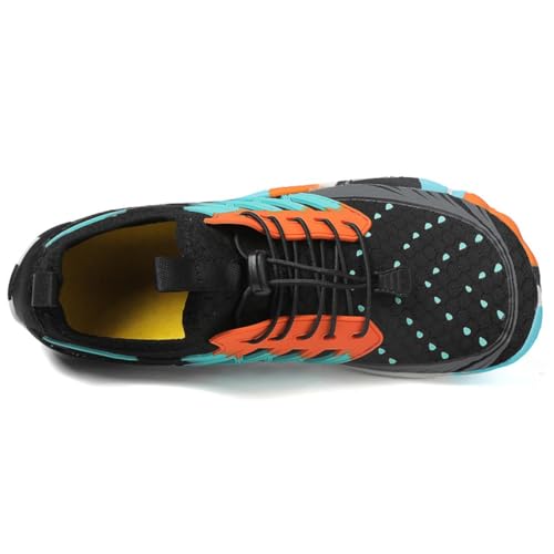 SAGUARO Quick-Dry Water Shoes for Women – Wide Toe Box Barefoot Shoes, Lightweight Breathable for Beach, Swimming and Outdoor Activities Size 6-11.5 Women 7 Black - Image 4
