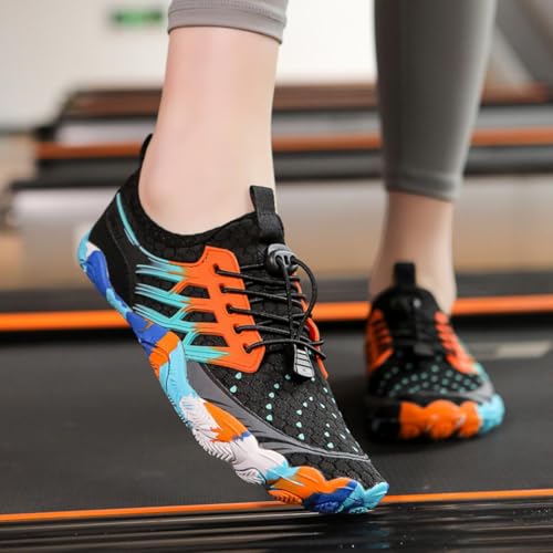 SAGUARO Quick-Dry Water Shoes for Women – Wide Toe Box Barefoot Shoes, Lightweight Breathable for Beach, Swimming and Outdoor Activities Size 6-11.5 Women 7 Black - Image 3