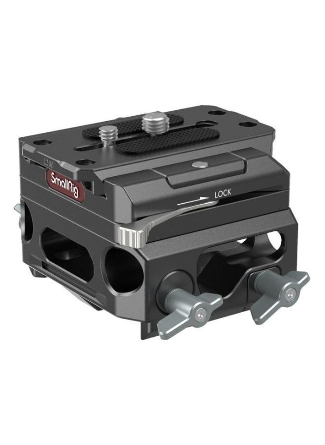 SMALLRIG SmallRig Lightweight Baseplate with Dual 15mm Rod Clamp (magnesium alloy version) 3067  - Image 1