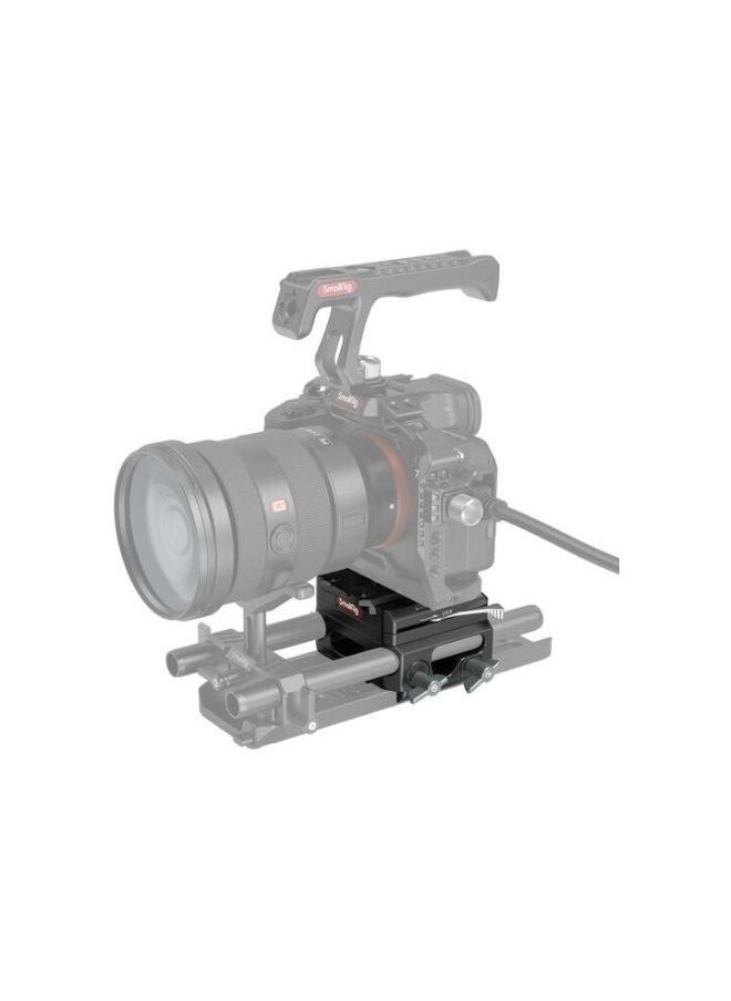 SMALLRIG SmallRig Lightweight Baseplate with Dual 15mm Rod Clamp (magnesium alloy version) 3067  - Image 5