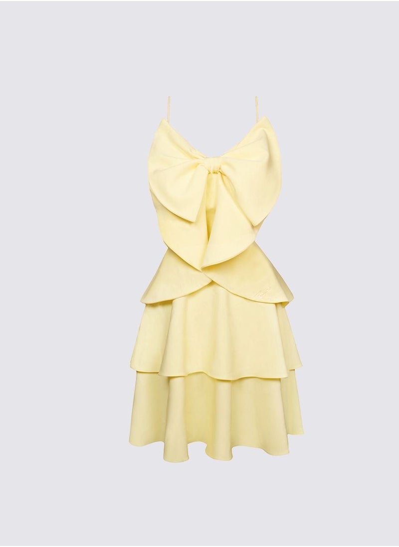 NIVA FASHION HOUSE - Lantana-Bow Panel Dress - Image 1
