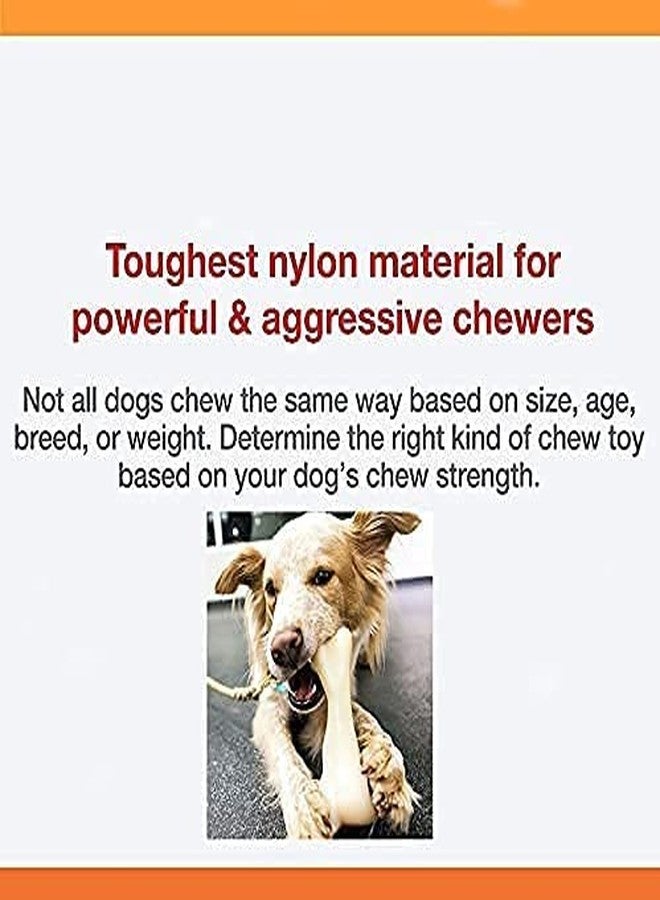 D&C PAWS Durable Nylon Hard Chew Bone Ideal for Playing and Chewing Aggressive Chewers/Teething Toys for Large Breed Dogs and Puppies (Pack of 1) - Image 5