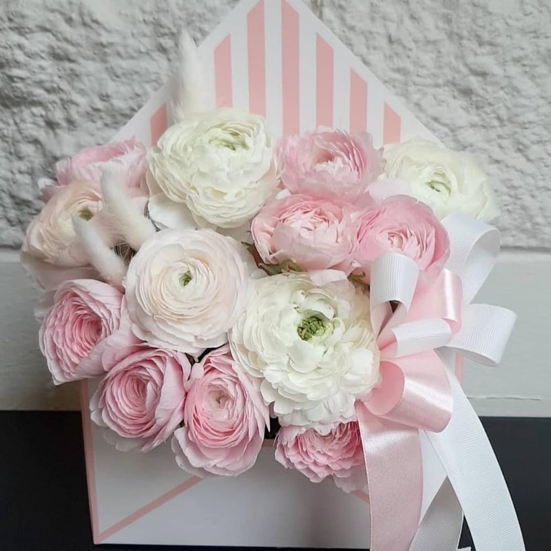 BBJ WRAPS Envelop Flower Wrapping Paper Box Florist Bouquet Packaging Boxes for Floral Arrangement Supplies, 5 Counts, 7.9 x 2.8 x 5.7 Inch (Pink) - Image 3