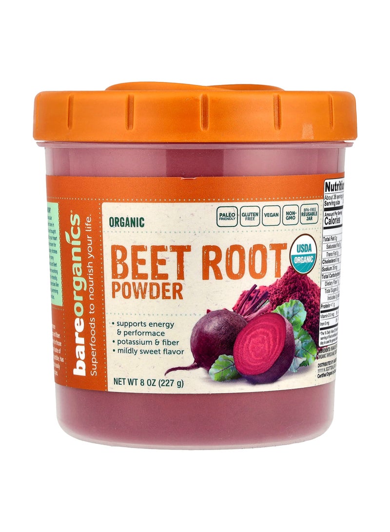 Organic Beet Root Powder, 8 oz (227 g)