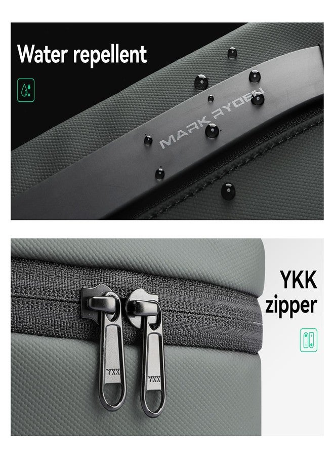 MARK RYDEN Toiletry Bag for Men, Travel Toiletry Organizer Dopp Kit Water-resistant Shaving Bag for Toiletries Accessories (Green) - Image 5