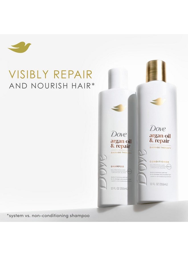 دوف بلسم دوف بزيت الأرغان لإصلاح الشعر الخفيف مع تقنية العناية بالبروتين الحيوي ومزيج زيت الأرغان 12 أونصة سائلة - Image 2