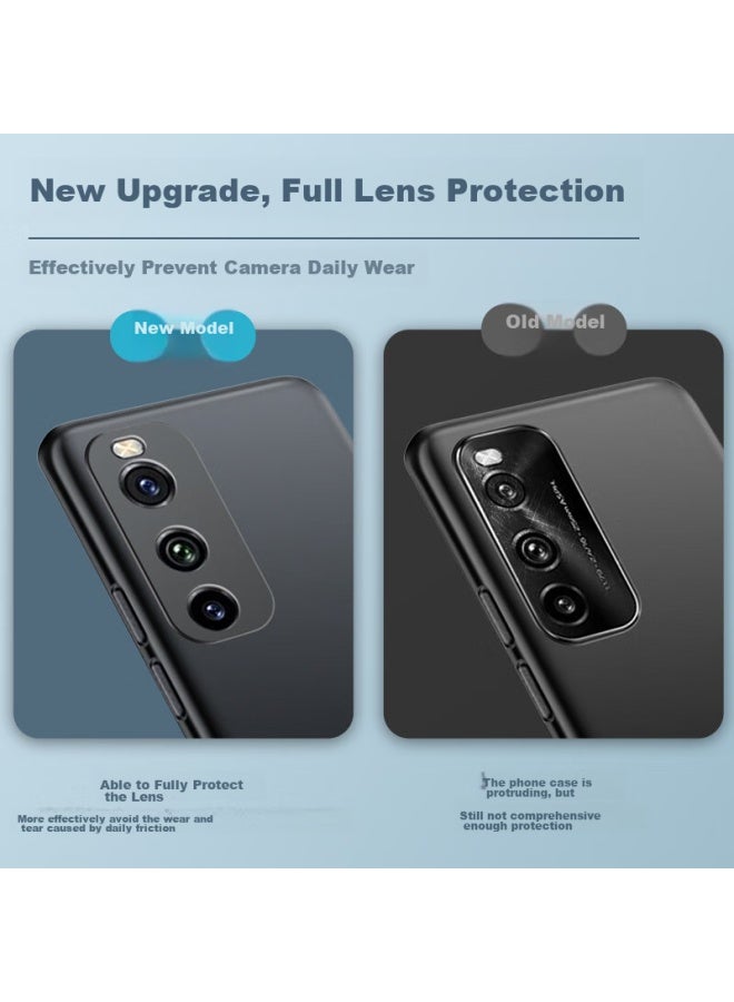 Kmaxai Phone Case For Vivo Iqoo Neo5 Vitality Edition/neo3, Upgraded Lens Protection, Full Coverage Anti-scratch Anti-drop Tpu Frosted Soft Shell, Black - Image 2